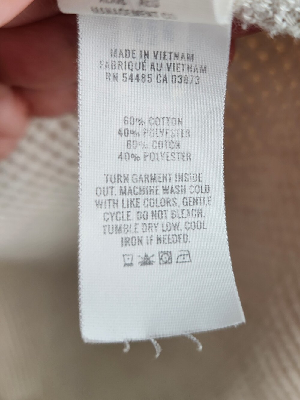 AERIE Oatmeal Waffle Knit Cotton Blend Button Front Flannel Oversized Small - Picture 6 of 6